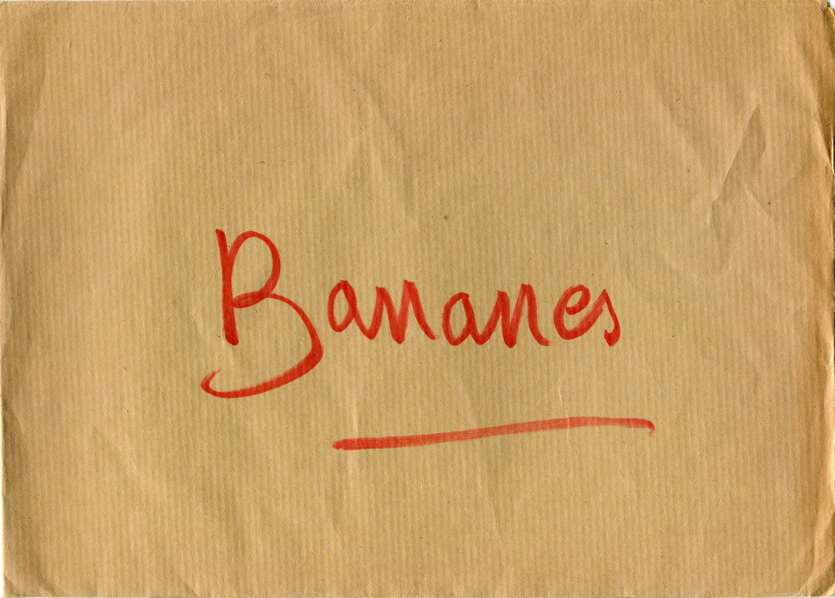 Manuscrit de Document: Enveloppe De Moumy Bananes