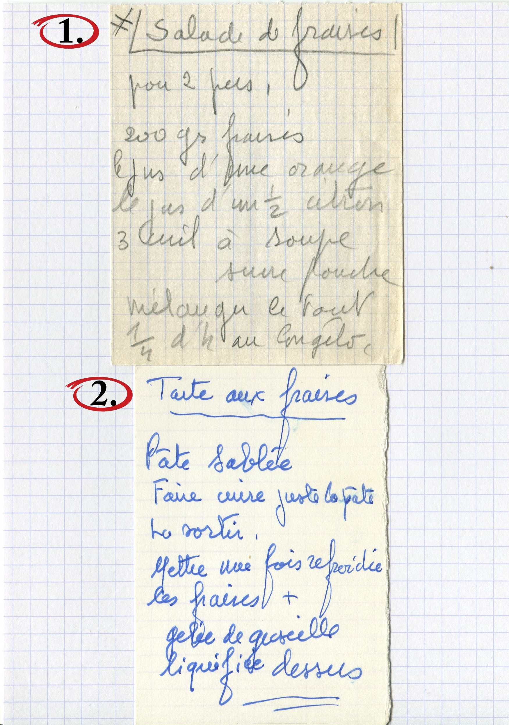 Manuscrit de Salade De Fraises (1)