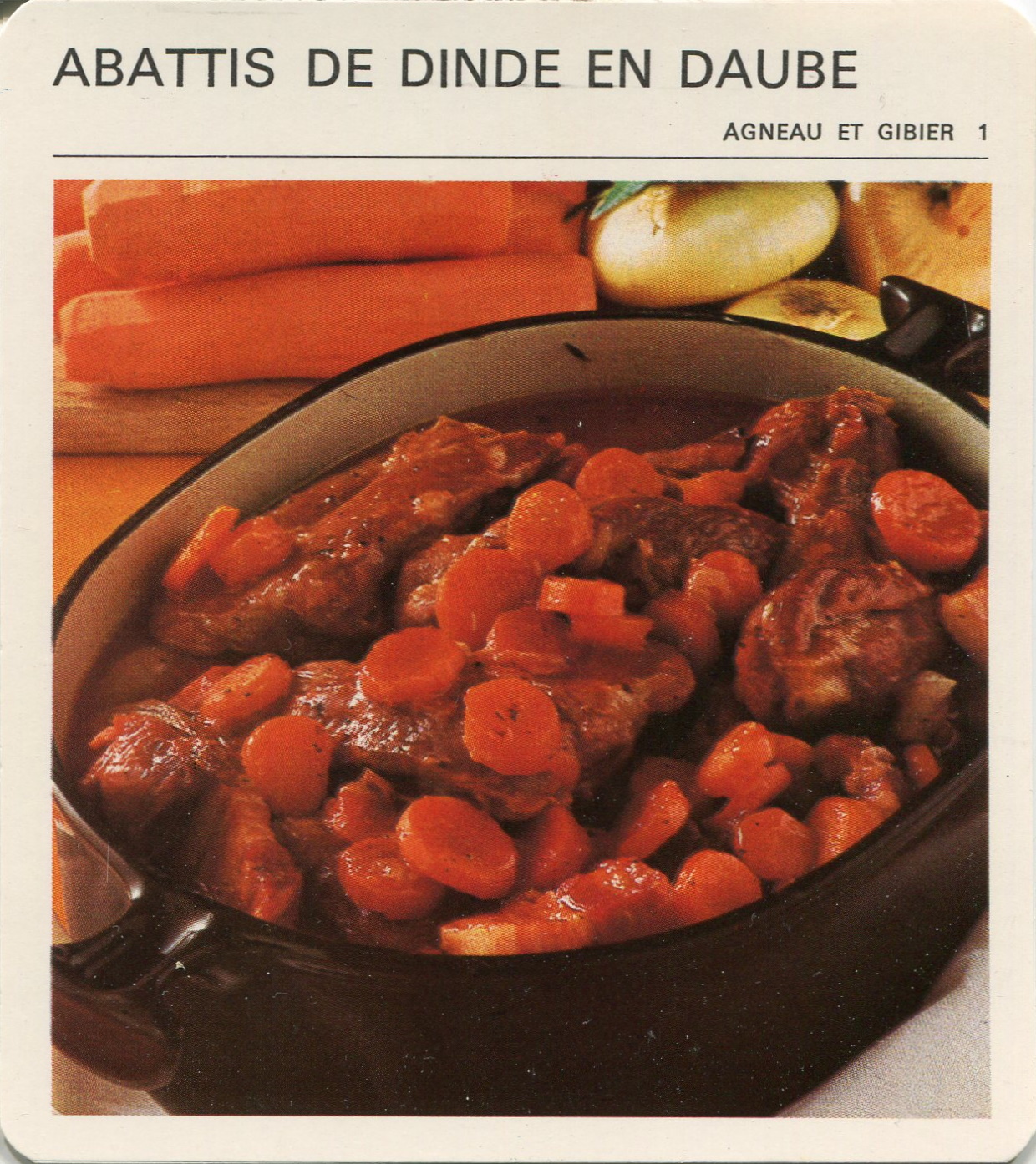 Manuscrit de Abattis De Dinde En Daube