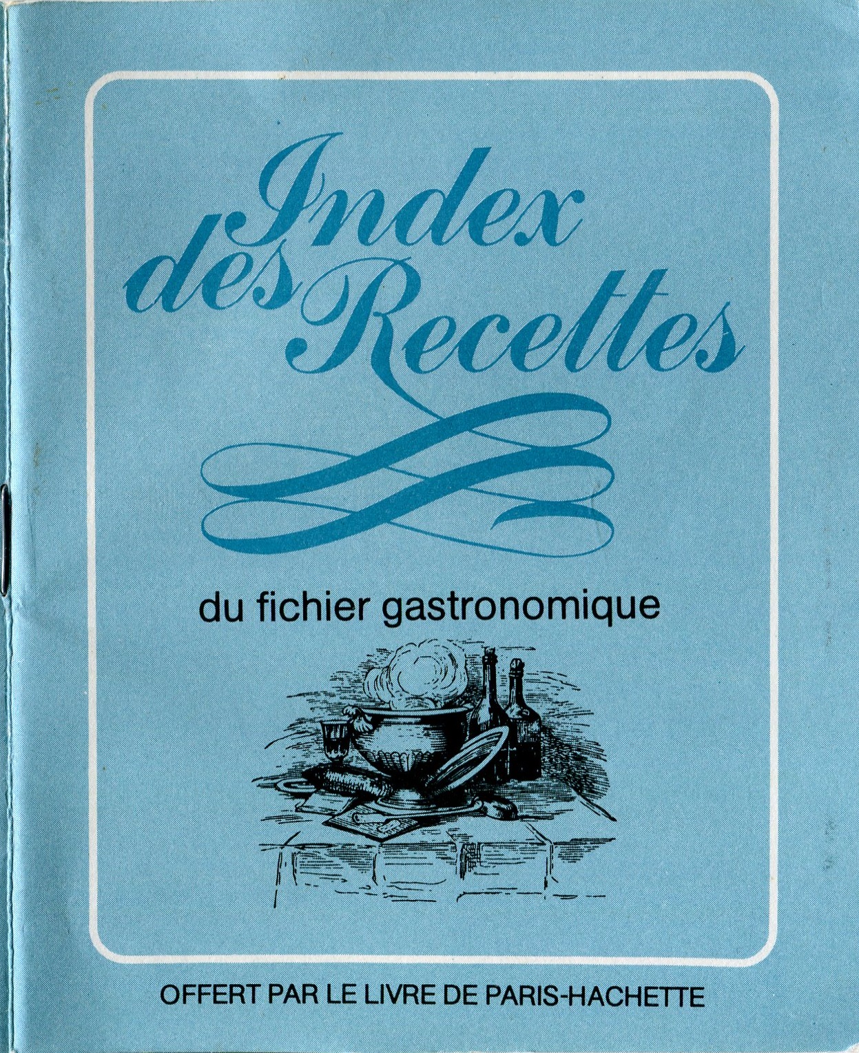 Manuscrit de Document: Fichier Gastronomique