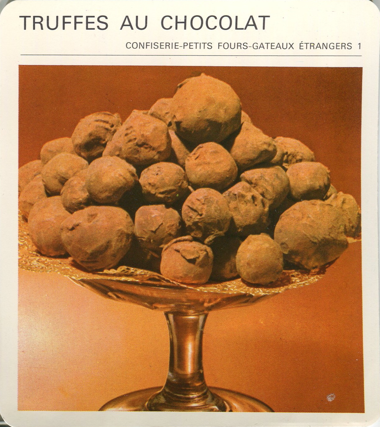 Manuscrit de Truffes Au Chocolat